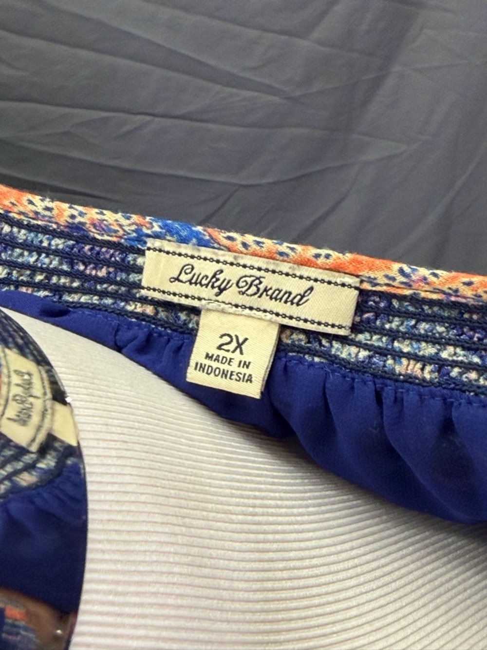 Lucky Brand Midi Boho Printed Sleeveless Dress - Picture 5 of 5